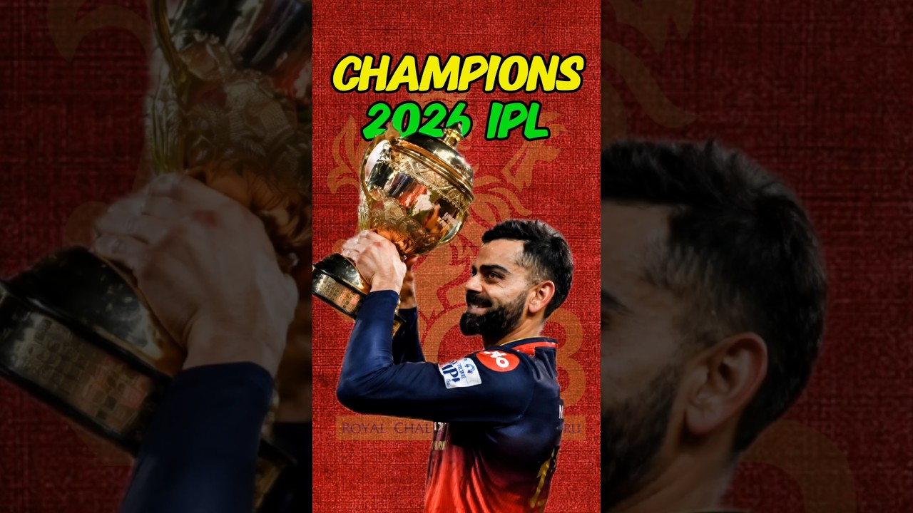 RCB one more trophy loading 😱