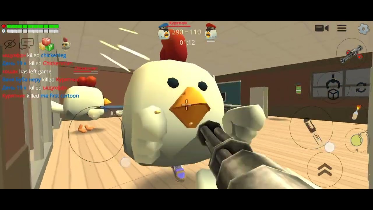 trying chicken gun (it has a lot of hackers in the game) 