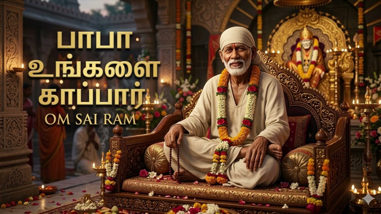 நாதனே என் சாய்நாதனே 🙏 | மனதை உருக்கும் ஷீரடி சாய் பாபா பக்தி பாடல் | Sai Baba Tamil Devotional Song