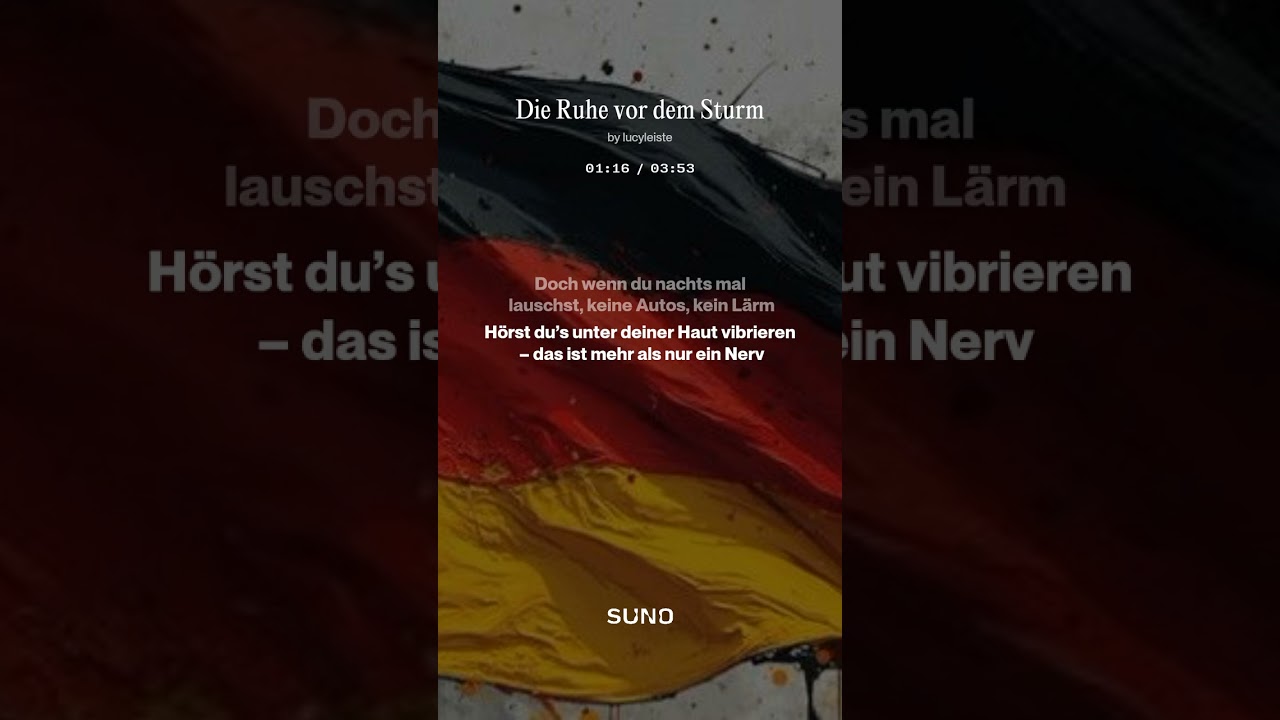 Die Ruhe Vor Dem Sturm (Deep Male/Female)#musik #music #song #lyric #deutsch #new #musikentdecken 