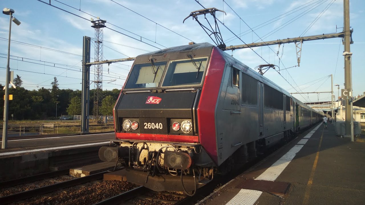 De Brive La Gaillarde à Paris Austerlitz en cabine de la BB26017