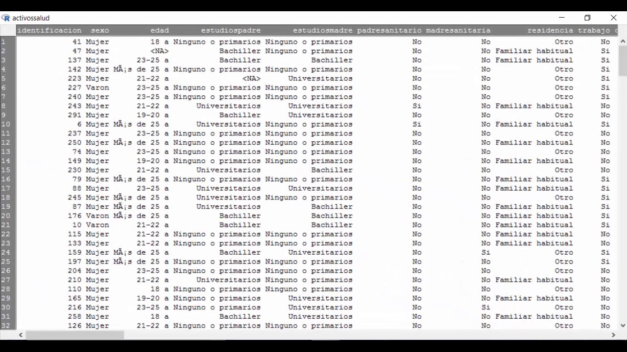 calculo de chi cuadrado en R commander.