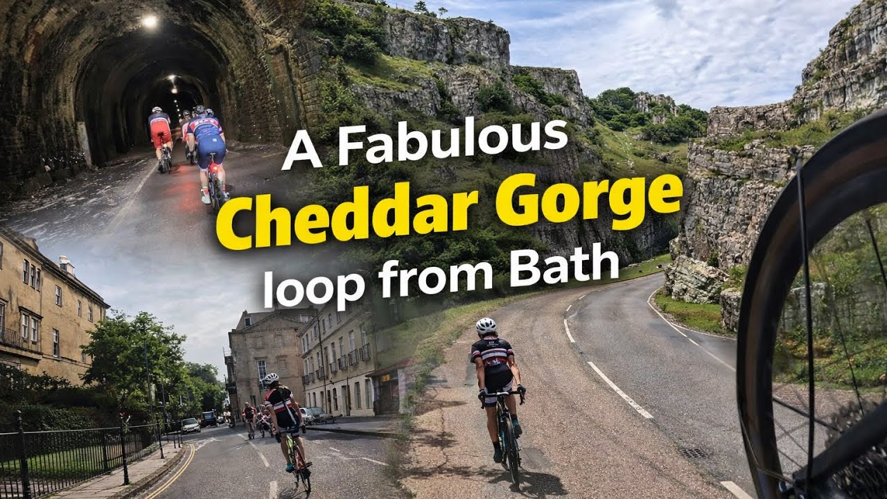 Cycling A Fabulous Cheddar Gorge Loop From Bath with Laddish Giggles & Nonsense