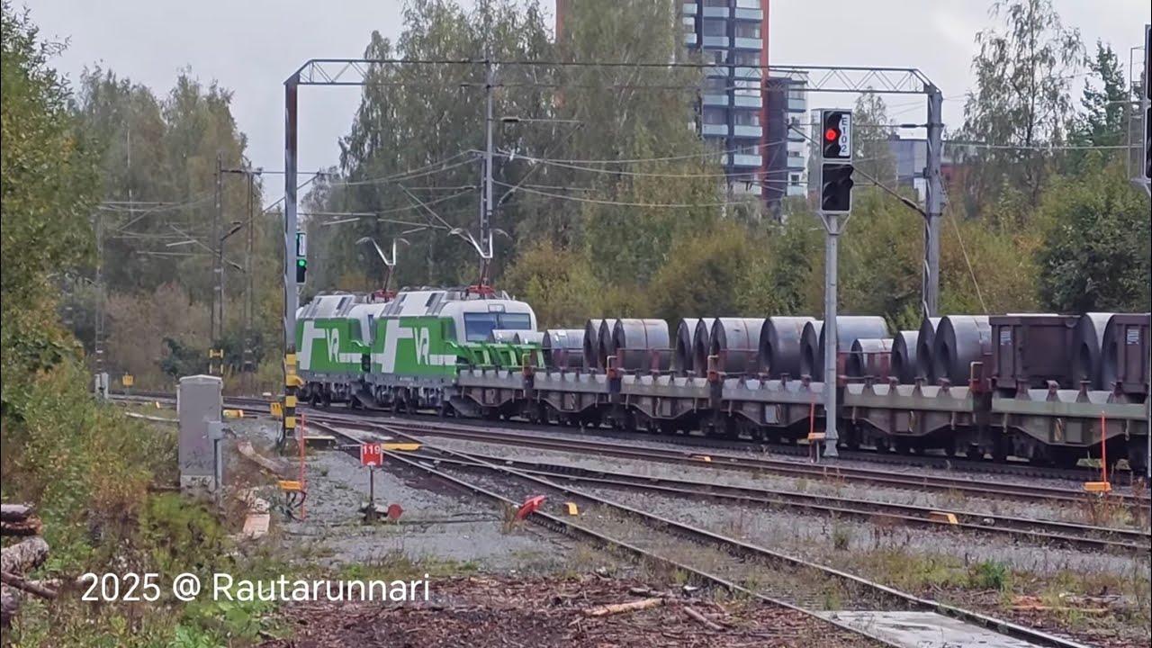 Ter&auml;sjuna T5002 🚂 - Rautarouva L&auml;htee liikkeelle Yl&ouml;j&auml;rvell&auml; 📍