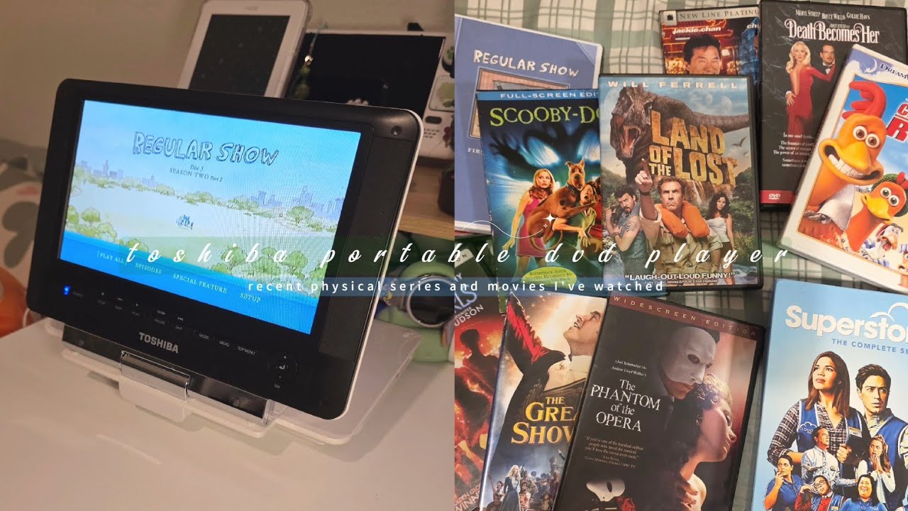 🎬 Распаковка моего любимого портативного DVD-плеера | Сериалы и фильмы, которые я посмотрела на ф...