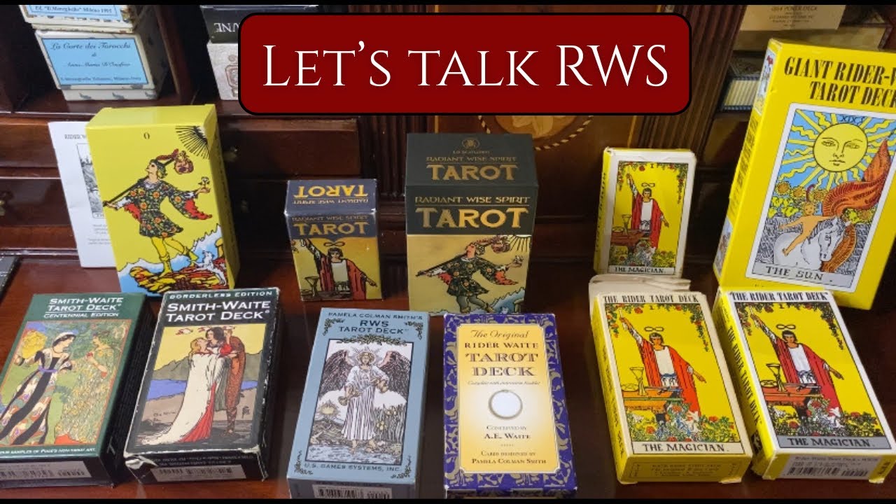 Let’s Talk Rider Waite Smith Decks - A Quick Comparison with Cassidy the Cardslinger