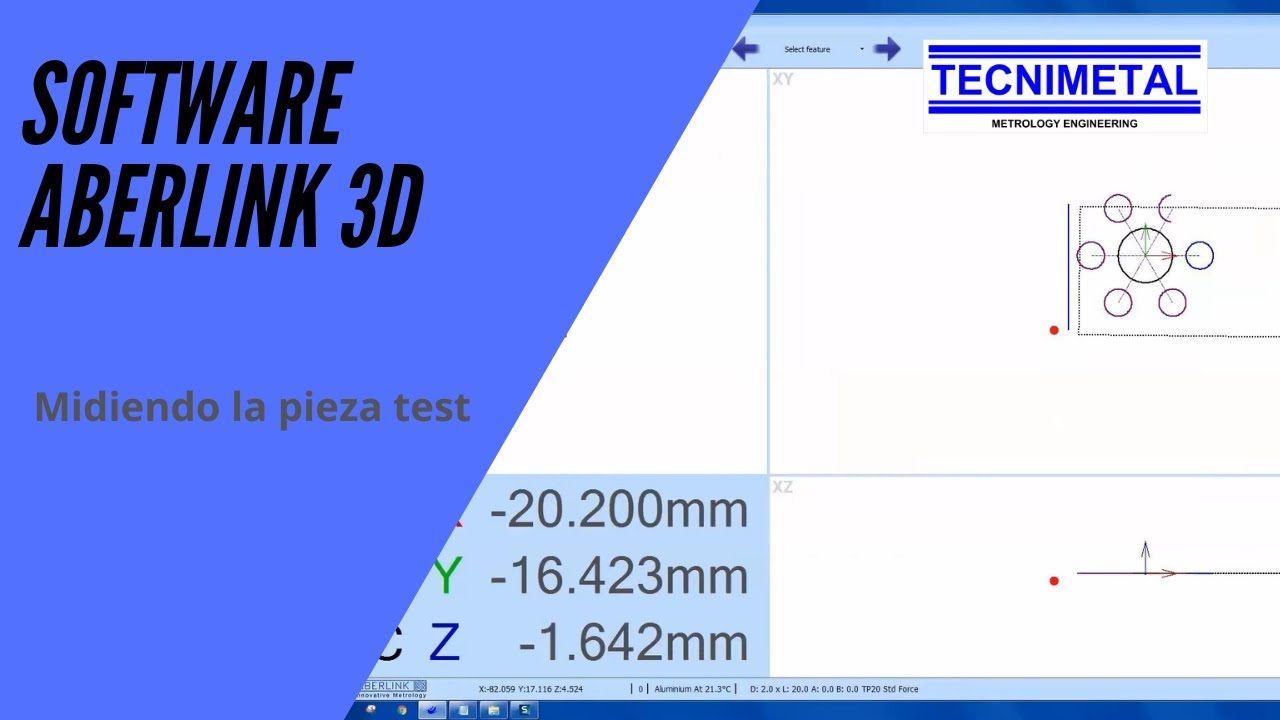 📏 Cómo medir con Aberlink 3D en la pieza demo | Guía paso a paso