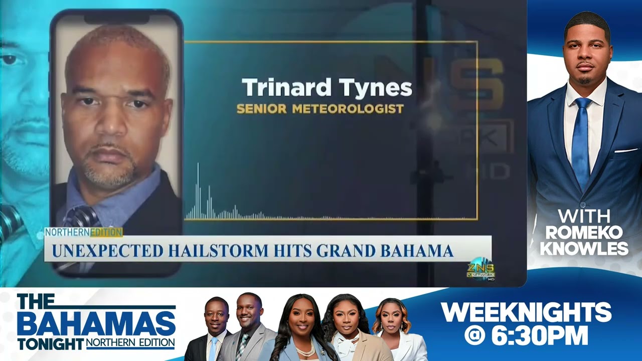 Unexpected Hailstorm Hits Grand Bahama