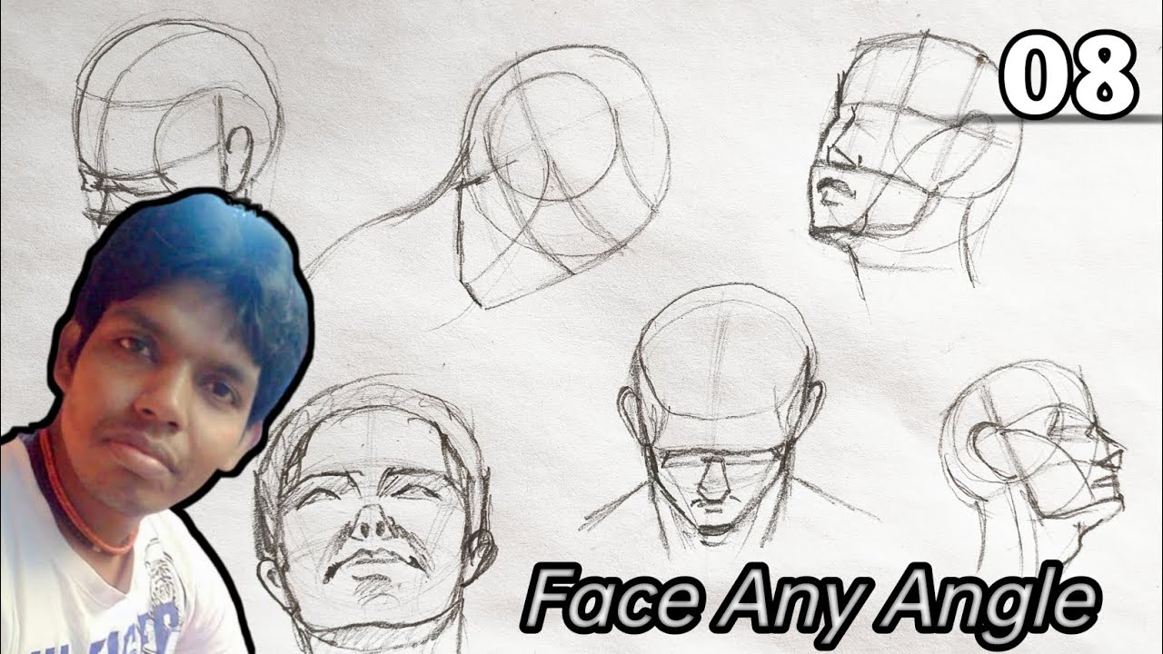 How To Draw Faces Any Angle // Koii Bhi Angle Face Kaise Banaye