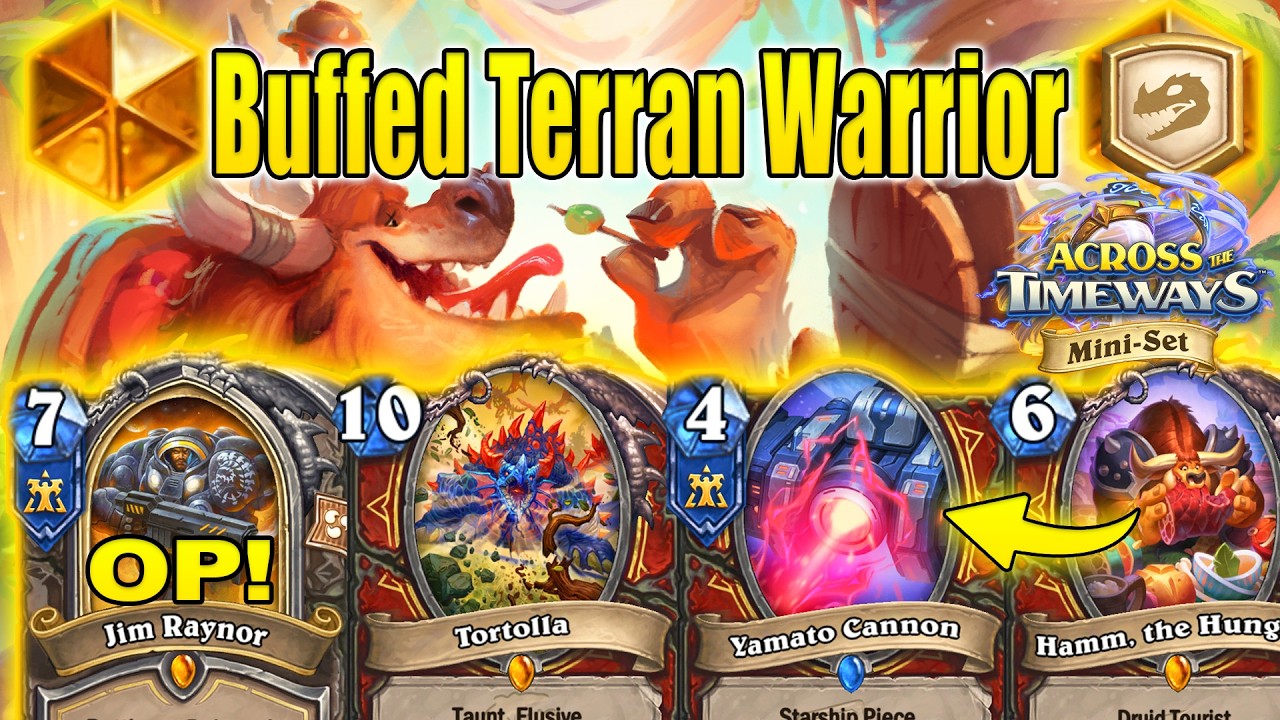Biggest Buffs To Terran Warrior Deck To Play For The Last Time Before CATACLYSM | Hearthstone
