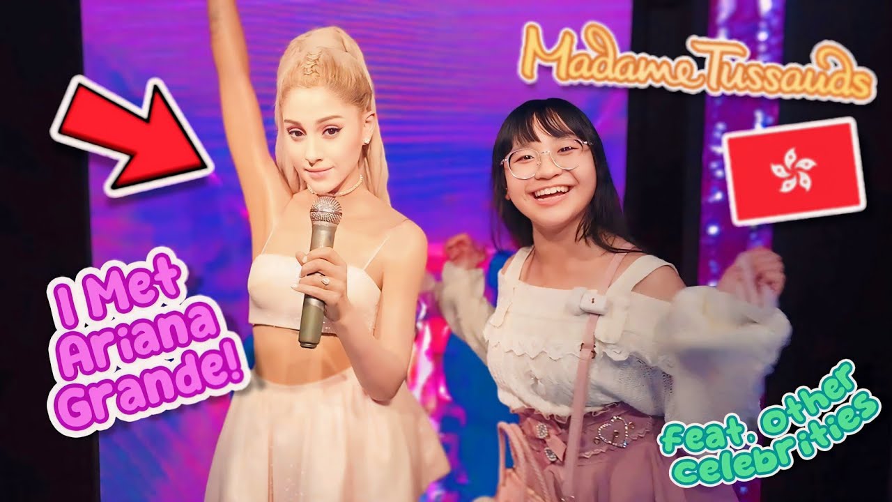 I Met Ariana Grande! - Madame Tussauds Hong Kong Vlog ⋆｡‧˚ʚ🍓ɞ˚‧｡⋆