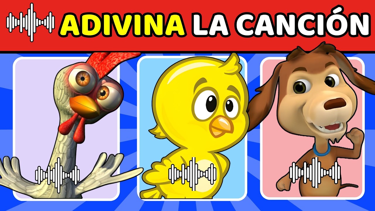 ¡Adivina la Canción Infantil!🎵 30 Canciones 🎧Reino Infantil, Cantajuego, Gallina pintadita, Pinkfong