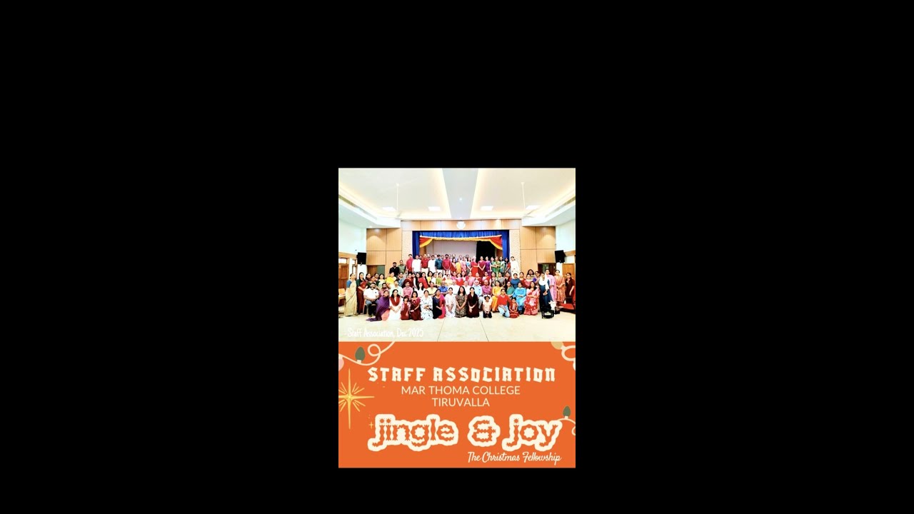 Jingle & Joy – The Christmas Fellowship Staff Association | Mar Thoma College, Tiruvalla