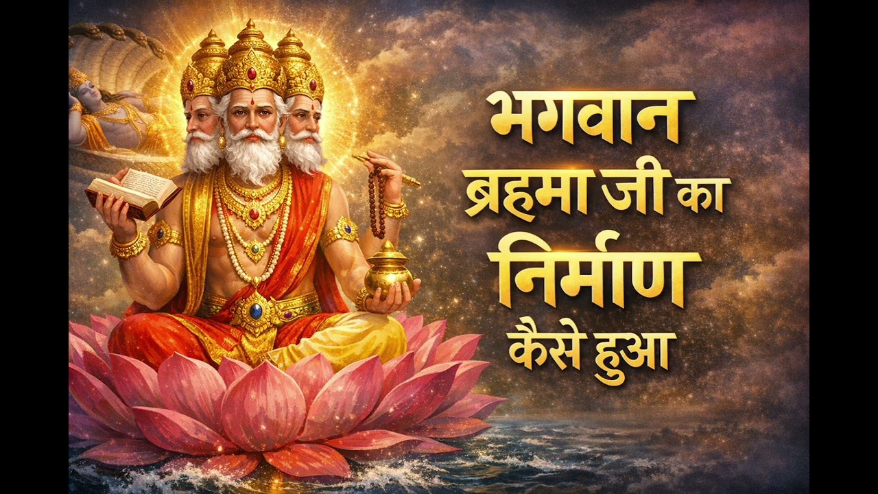 भगवान ब्रह्मा जी का निर्माण कैसे हुआ