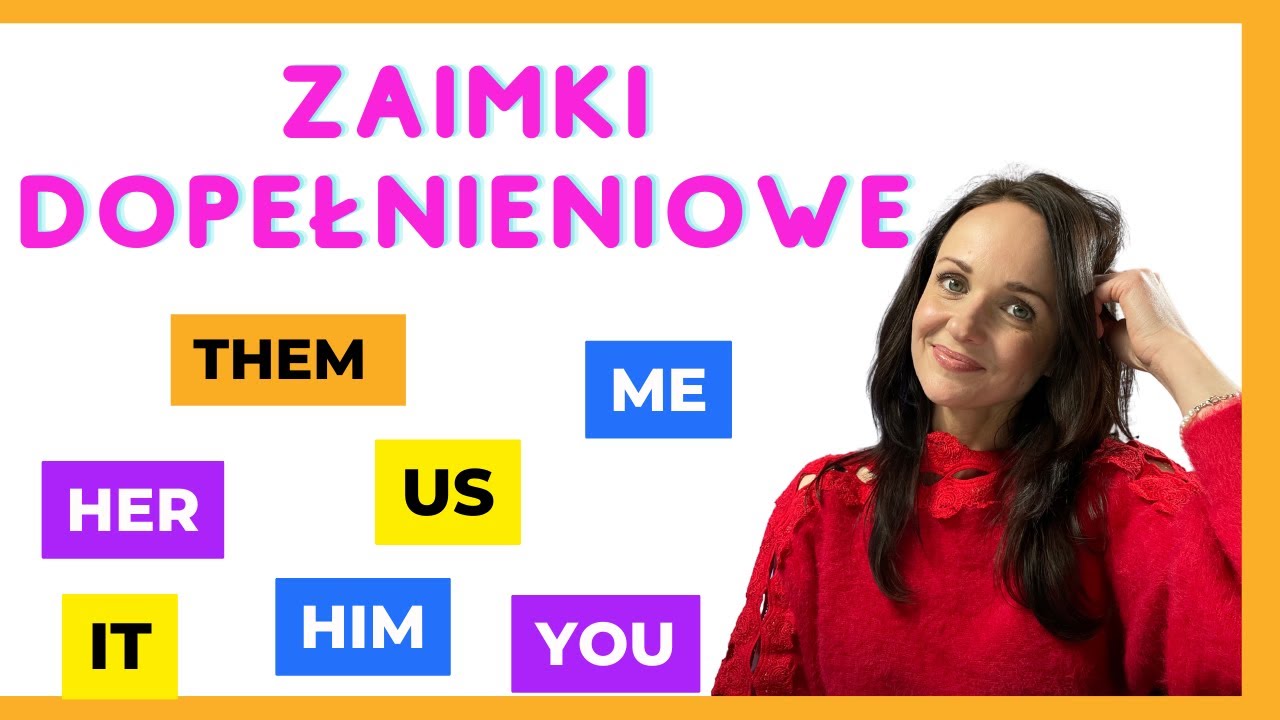Angielski dla początkujących. Jak używać US, THEM, ME, HIM? Zaimki dopełnieniowe.  #73