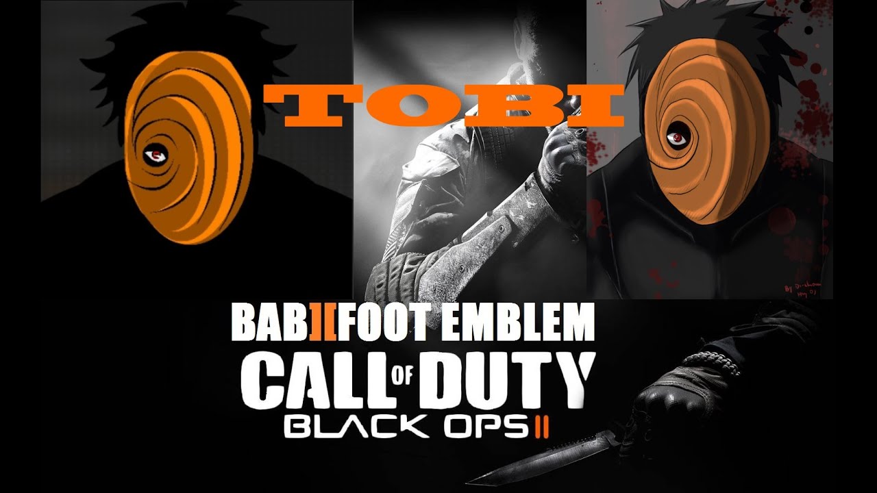 COD Black Ops 2 Emblem Tutorial - Naruto Tobi V2