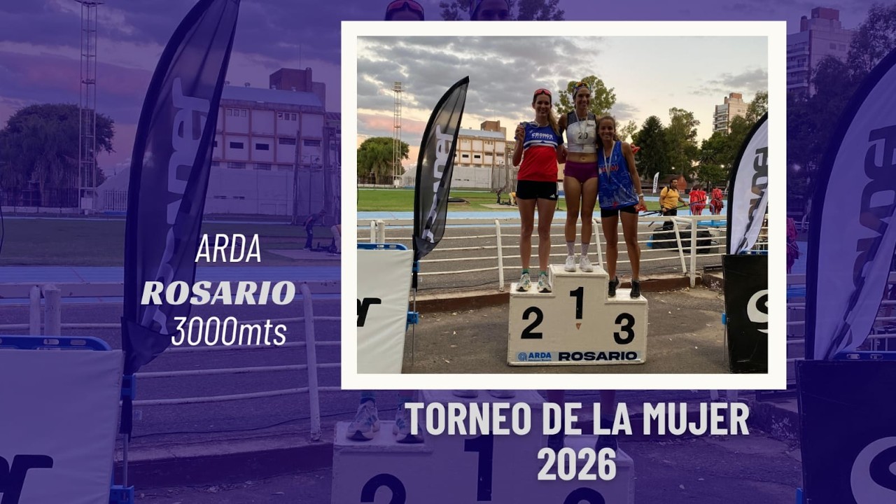 ARDA - Torneo Dia internacional de la Mujer, Rosario, SF 07 03 2026 - 3000 metros Mujeres