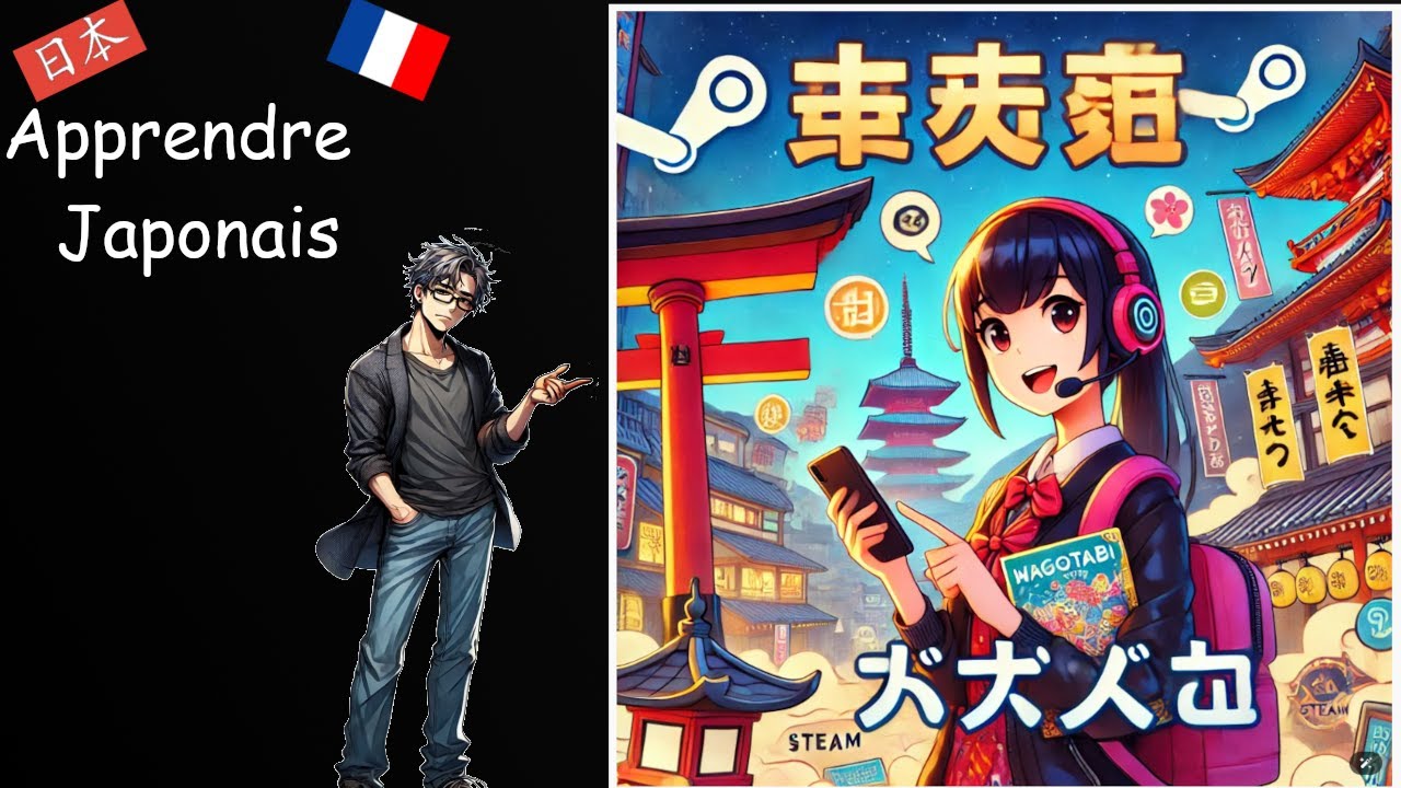 Apprends le Japonais autrement avec Wagotabi - Steam - Episode 01