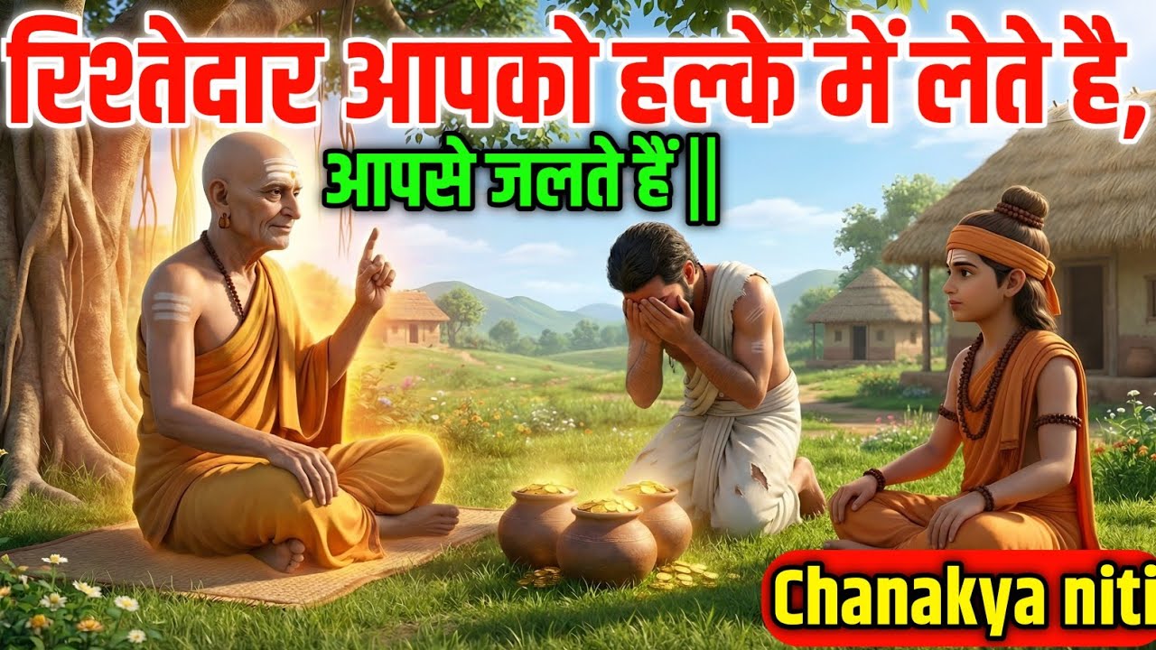 रिश्तेदार आपको हल्के में लेते है, आपसे जलते हैं || chanakya niti motivation | chanakya niti
