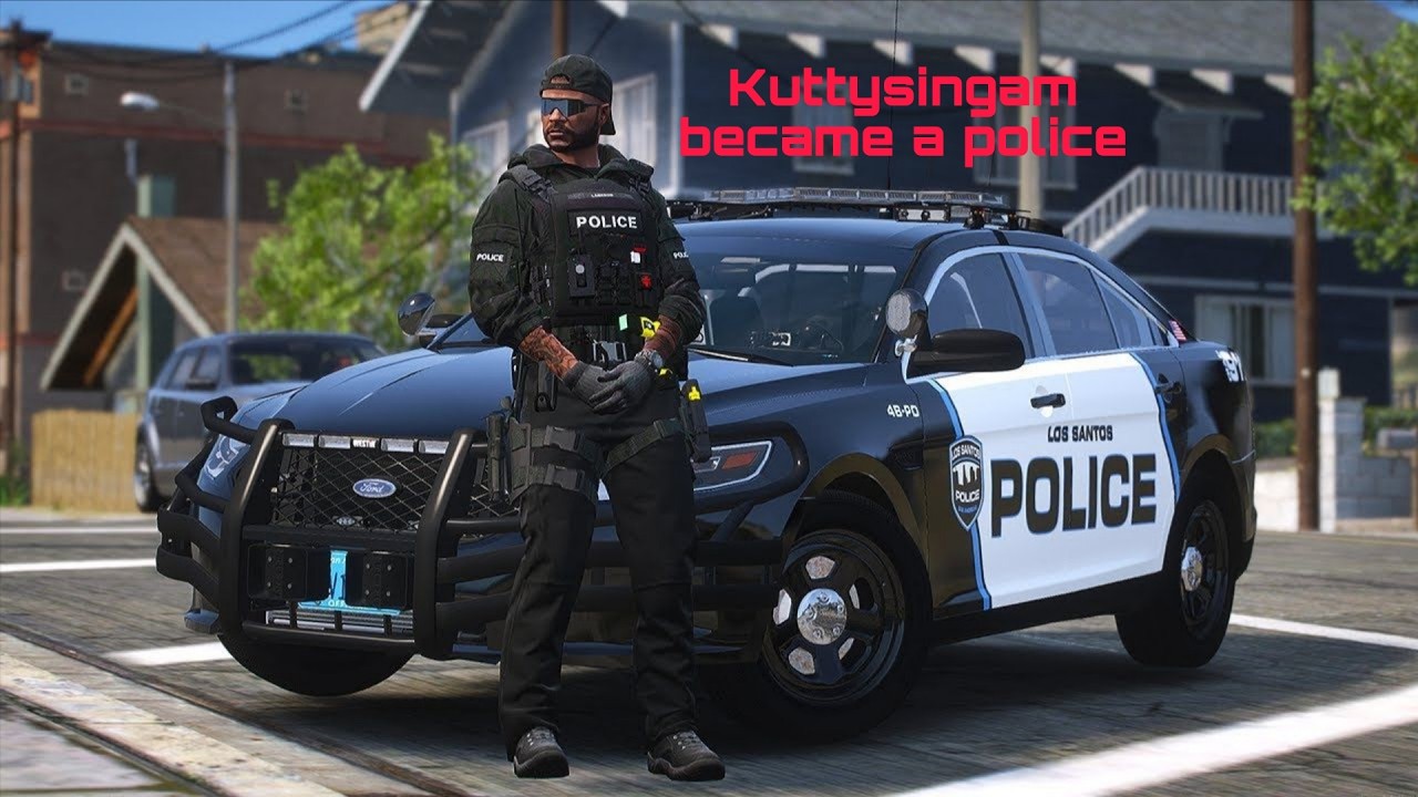 Kutty singam payaluga became a police  GTA RP