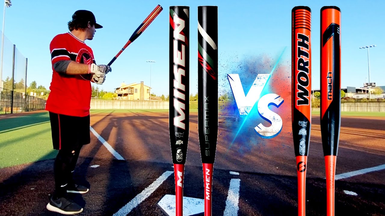LONG BARREL vs SHORT BARREL - Miken DC41 Supermax vs Worth Mach1 12.5
