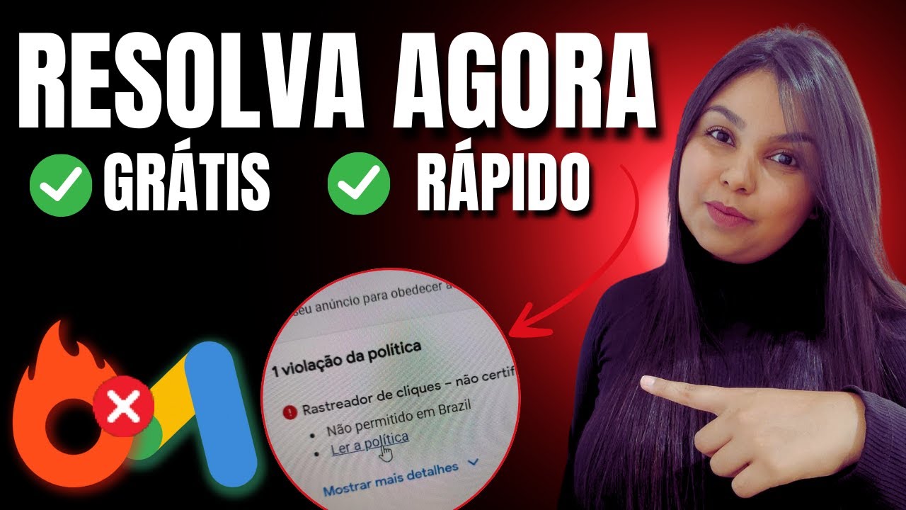 RASTREADORES DE CLIQUES NÃO CERTIFICADO:Como resolver nova política do Google Ads de forma GRATUITA