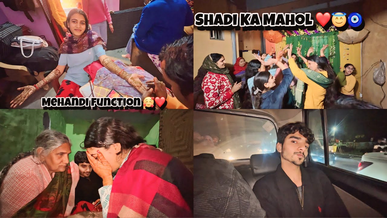 Mehandi Function ❤️🥰 | Shadi ka Mahol 🧿🥰❤️