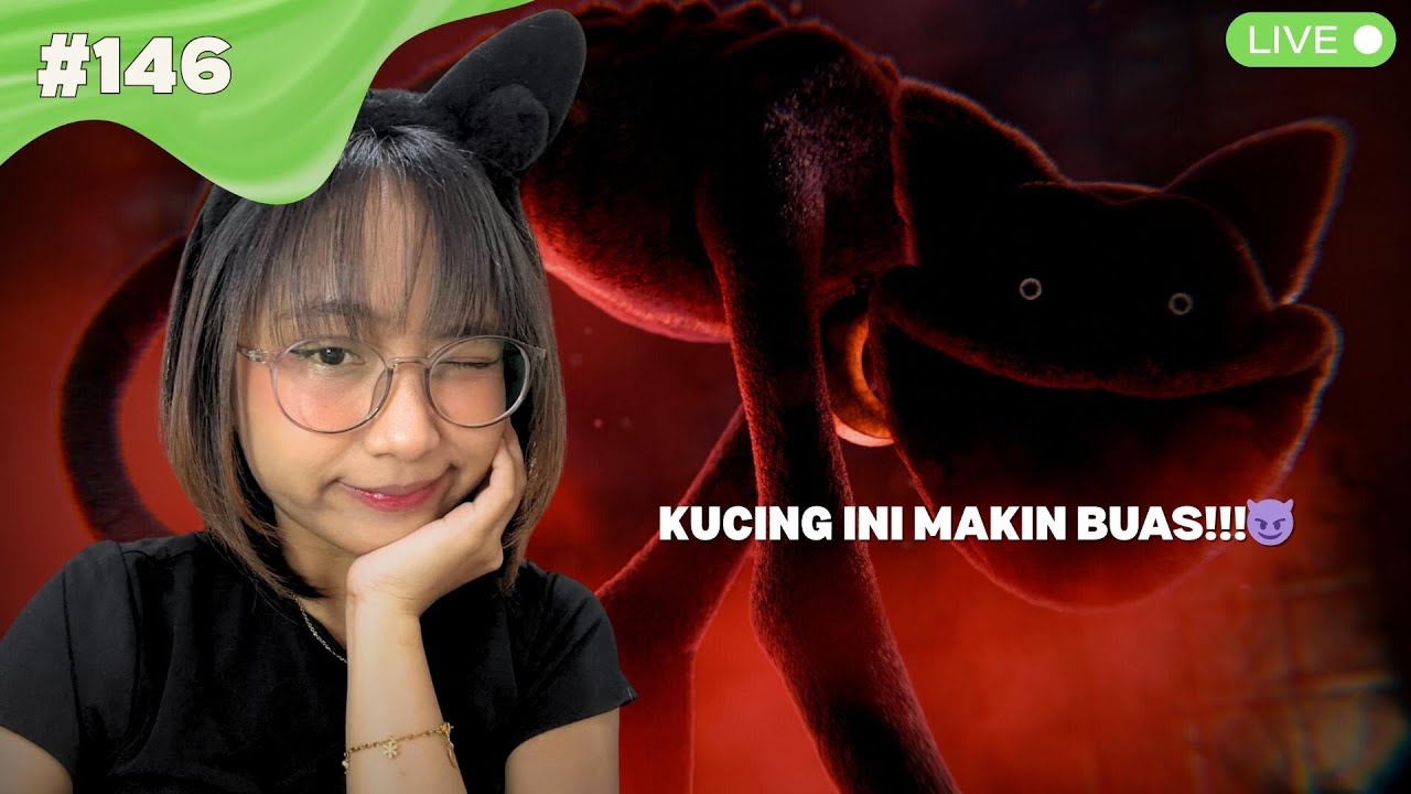 LEBIH SEREM KUCING HITAM ATAU UNGU?? 😋😈 POPPY PLAYTIME 3 #PART2