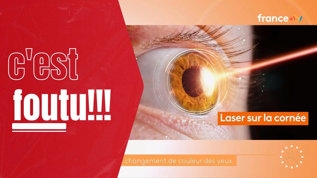 j ai changé la couleur de mes yeux !