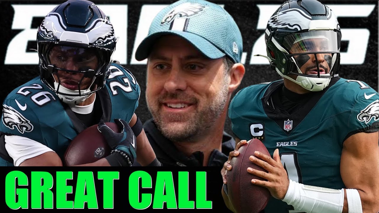 Eagles make SNEAKY play calling change 👀 Jalen Hurts goes CRAZY with Nick Sirianni after TD!