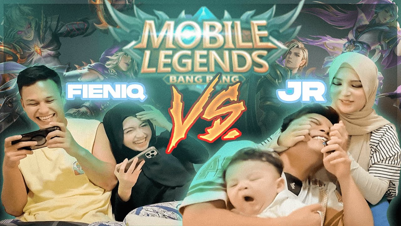 FIENIQ VS JR CUSTOM MOBILE LEGEND !! JOANNA NAK JADI PLAYER MALAYSIA?!