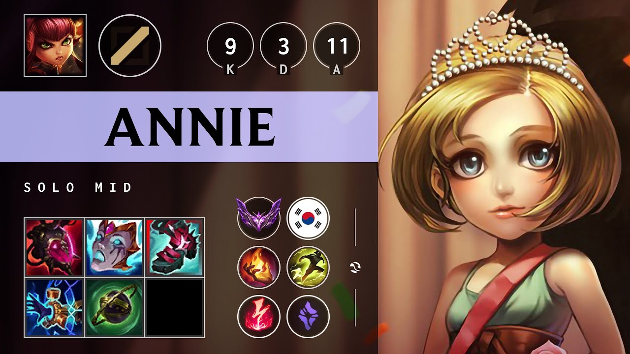 Annie Mid vs Sylas - KR Master Patch 25.19