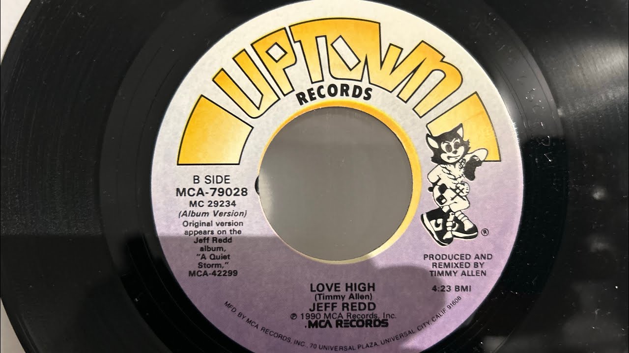 JEFF REDD "Love High" 1990 UPTOWN RECORDS (7’) US