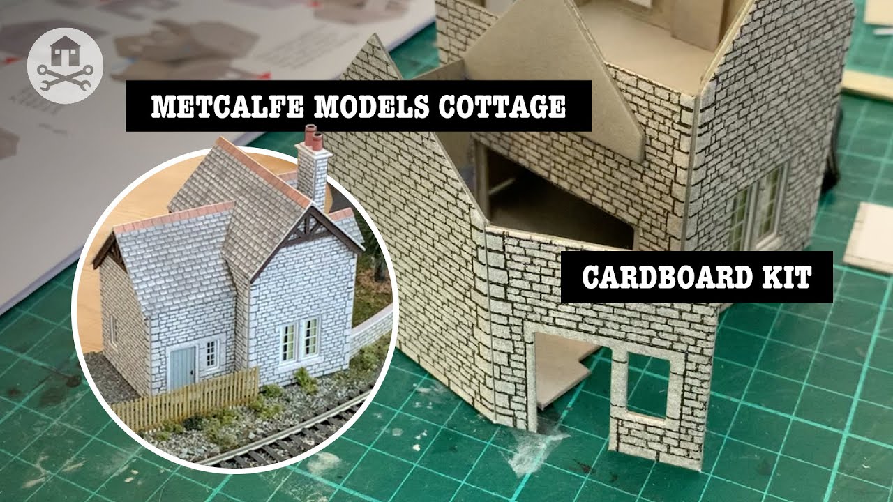 Building a Metcalfe Models gardener's cottage cardboard kit (HD)