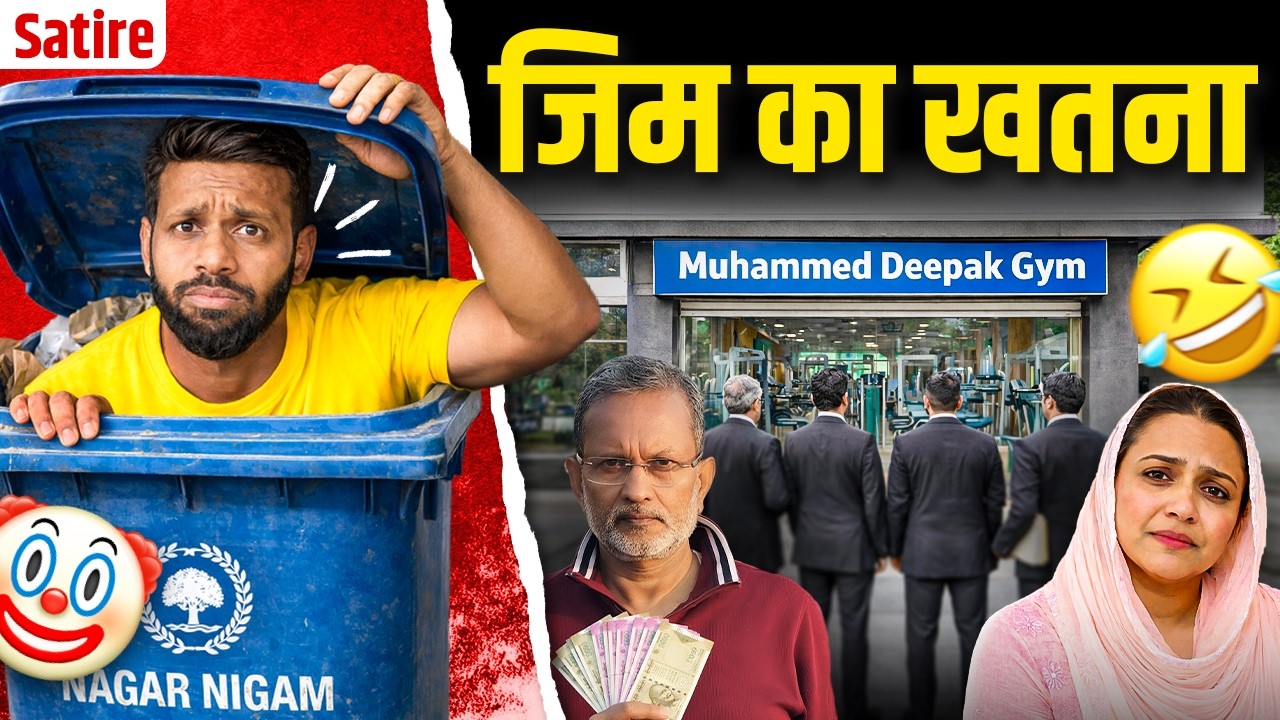 व्यंग्य: Mohammad Deepak - Ajit Anjum जैसे यूट्यूबर्स का Toilet Paper | Hulk जिम का हुआ खतना