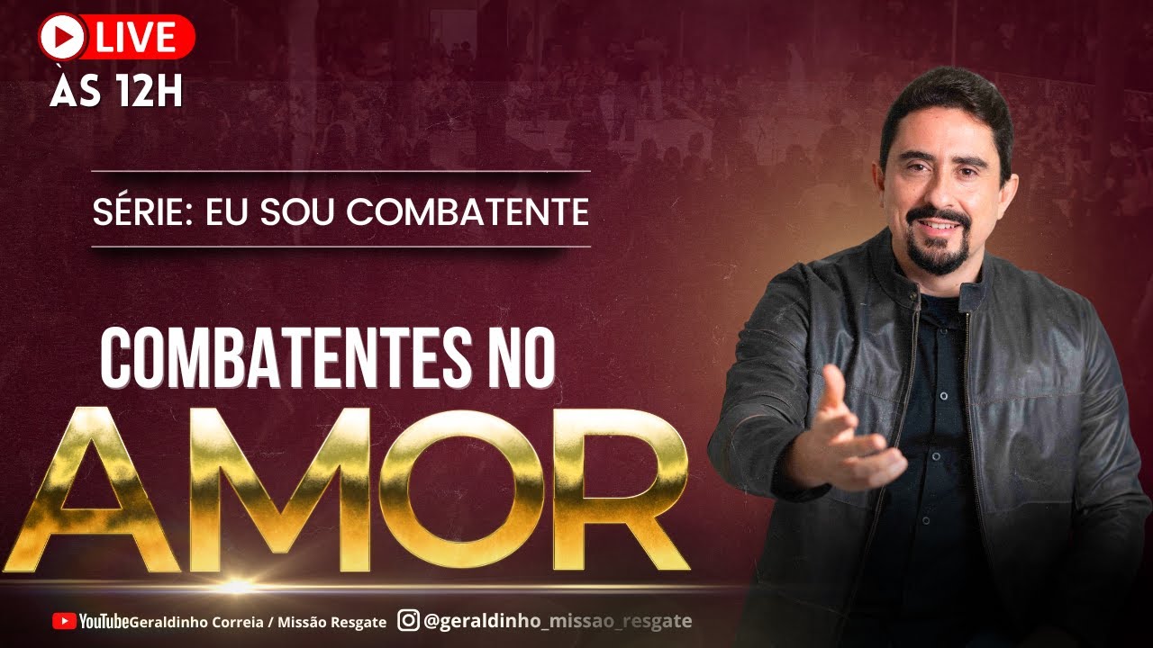 S&eacute;rie -EU SOU COMBATENTE- Combatentes no Amor -Ter&ccedil;o de S&atilde;o Miguel Arcanjo-Geraldinho Correia