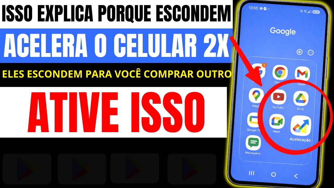 Seu celular nunca foi lento essa função vem desativada Acelera o celular várias vezes