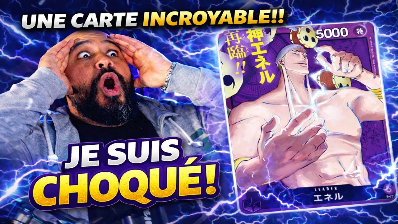 🚨 LOGAN PAUL DÉBARQUE DANS LE ONE PIECE CARD GAME 😱 OP15 ENEL BROKEN DE FOU ? | One Piece Card Game