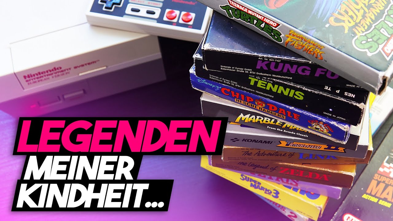 Meine KINDHEIT mit dem NINTENDO ENTERTAINMENT SYSTEM | NES Commando
