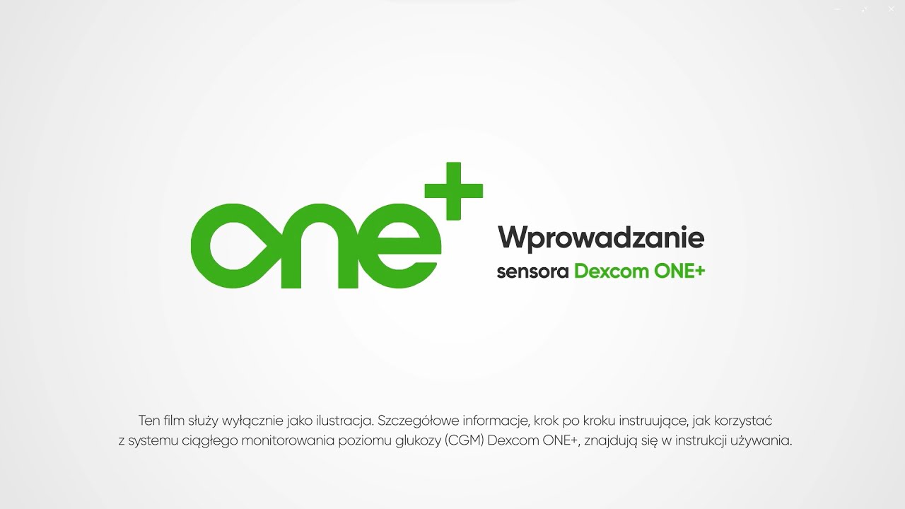 Wprowadzanie sensora Dexcom ONE+