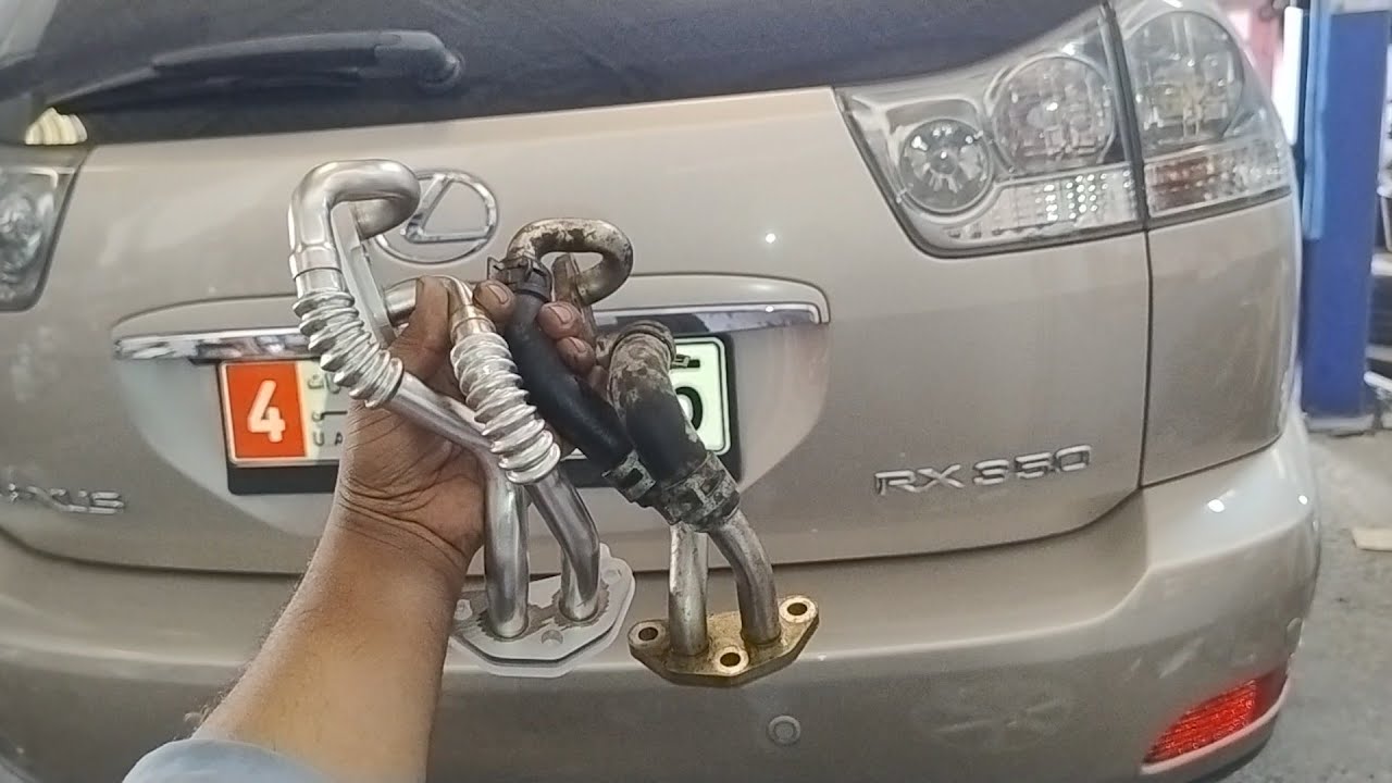lexus rx 350 oil cooler line replacement