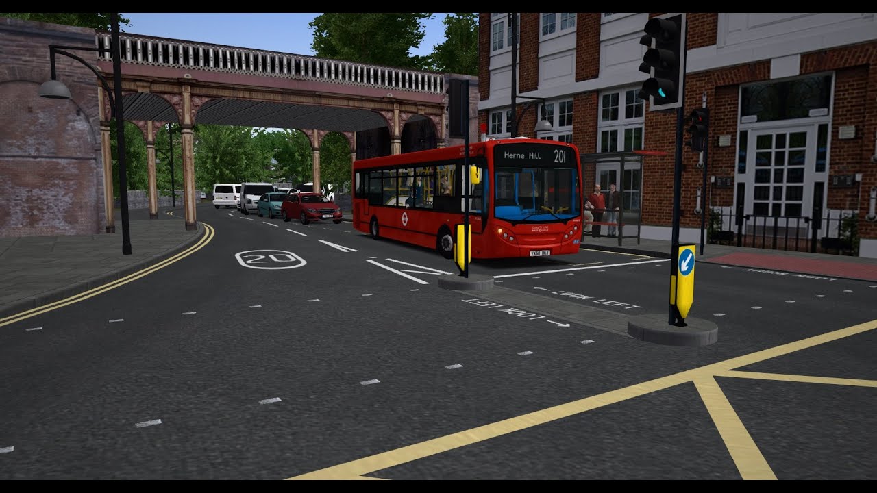 Omsi London Route 201 Herne Hill Enviro 200 10.8m (Quality Line RATP)