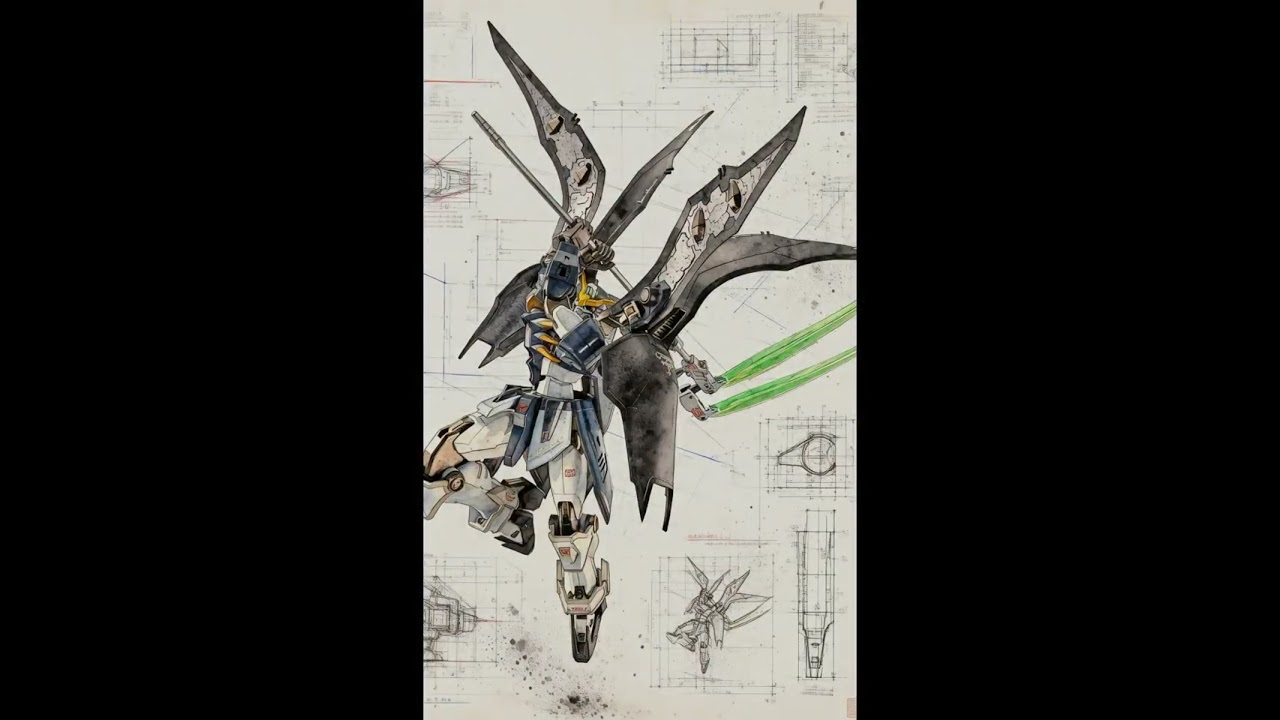Gundam Deathscyther Blue Print #gundam #gunpla #gunplacustom #gunplabuilder #shorts #gundamwing