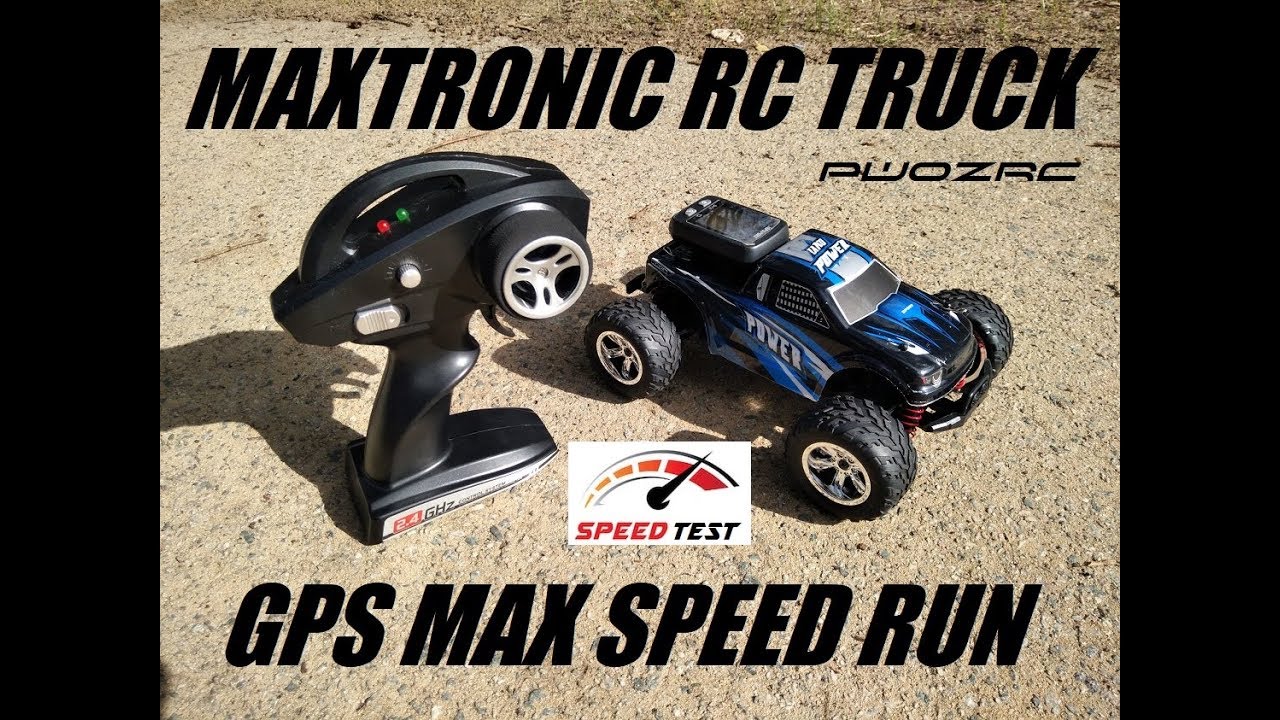 MAXTRONIC RC TRUCK GPS MAX SPEED TEST 🚥🏁