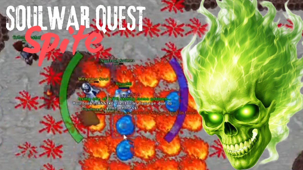TIBIA GLOBAL EK 900 - SOULWAR QUEST SERVICE - GOSHNAR`S SPITE