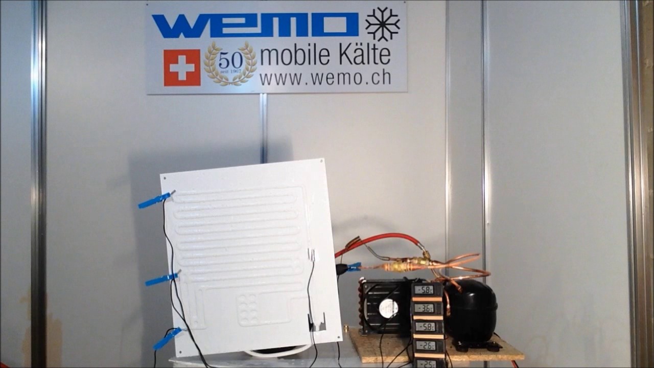 WEMO Kältemittelmangel Kühlbox Kühlschrank 12V 12 Volt Boot Wohnwagen Secop Danfoss BD35F  R134a