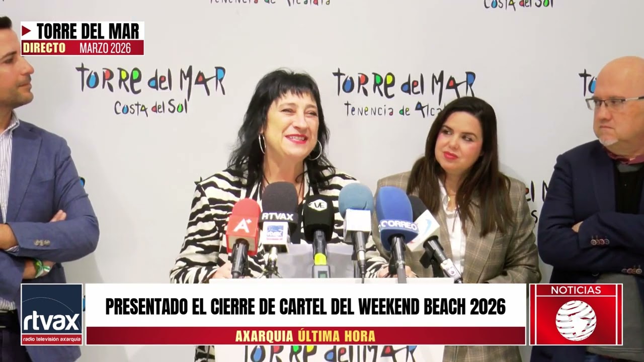Weekend Beach Festival TORRE DEL MAR 2026 cierra cartel con Dellafuente como gran reclamo