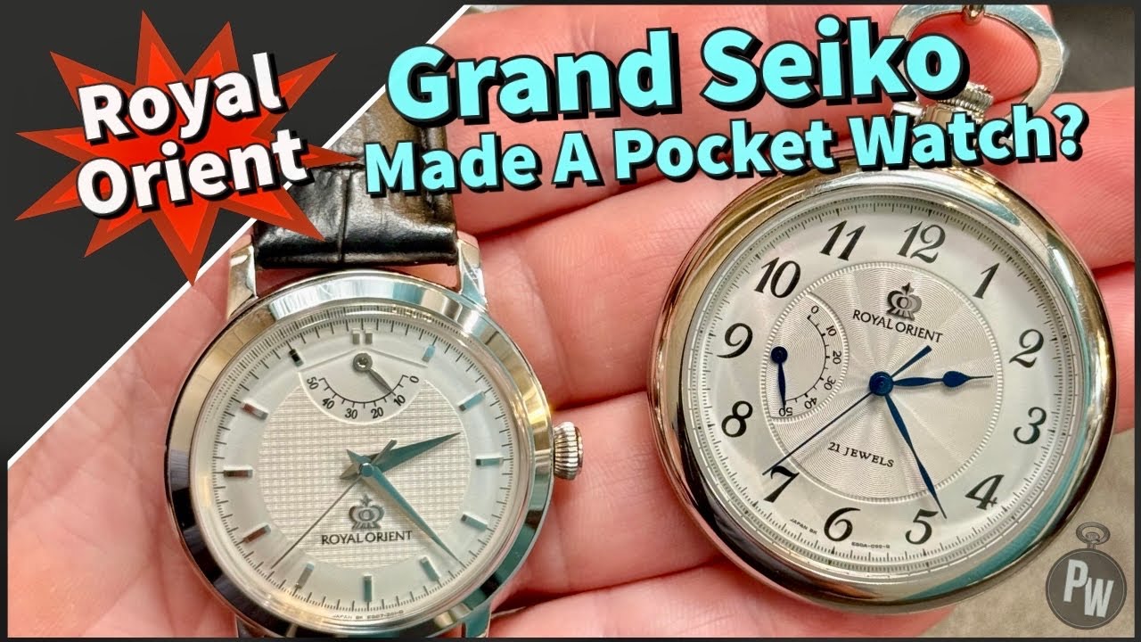 Grand Seiko Made a Pocket Watch ? — Royal Orient — Exhibition Case — Power Reserve Wind Indicator