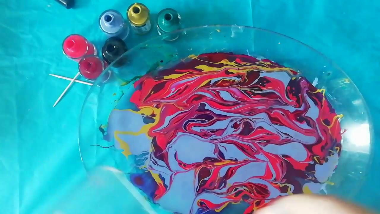 Oje İle Kolay  Ebru YAPIMI (Kağıt, telefon kılıfı, parfüm şişesi üzerine) 🎨