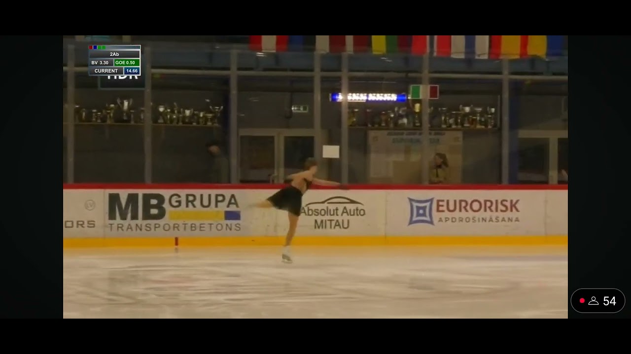 Evelina Barsamova LAT, Advanced Novice, SP, Jelgava Cup 2025